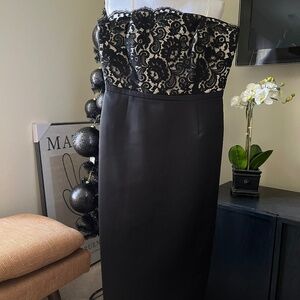 New! Event! Vintage! Ann Taylor Strapless Lace Gown